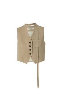 BENNIE LINEN VEST