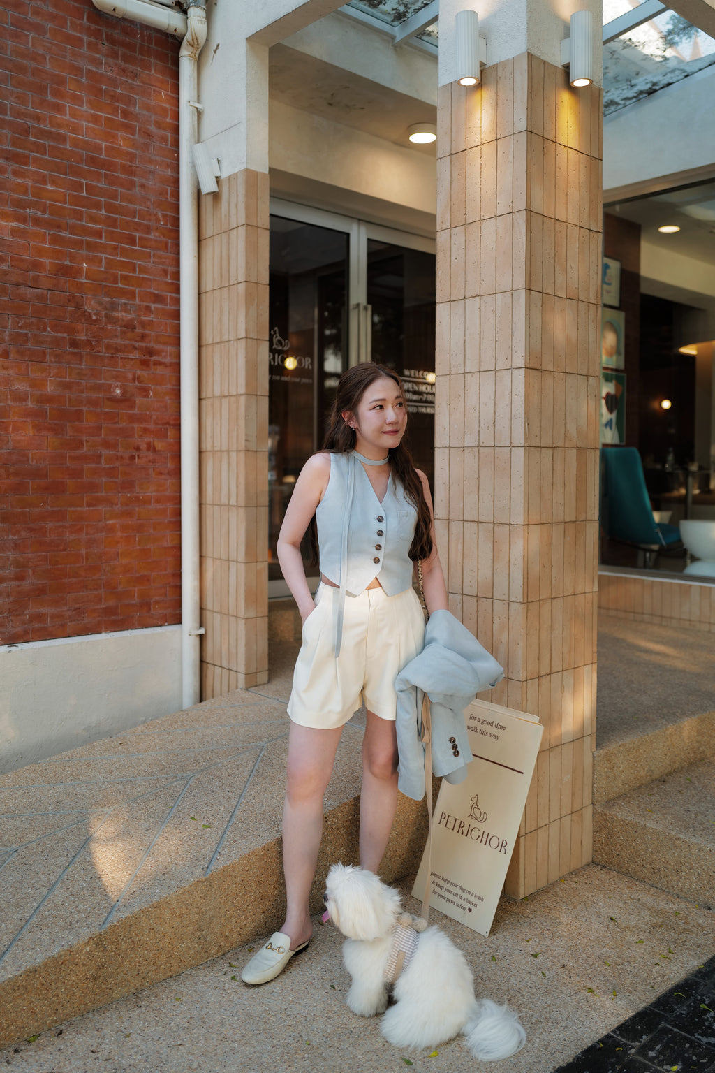 BENNIE LINEN VEST