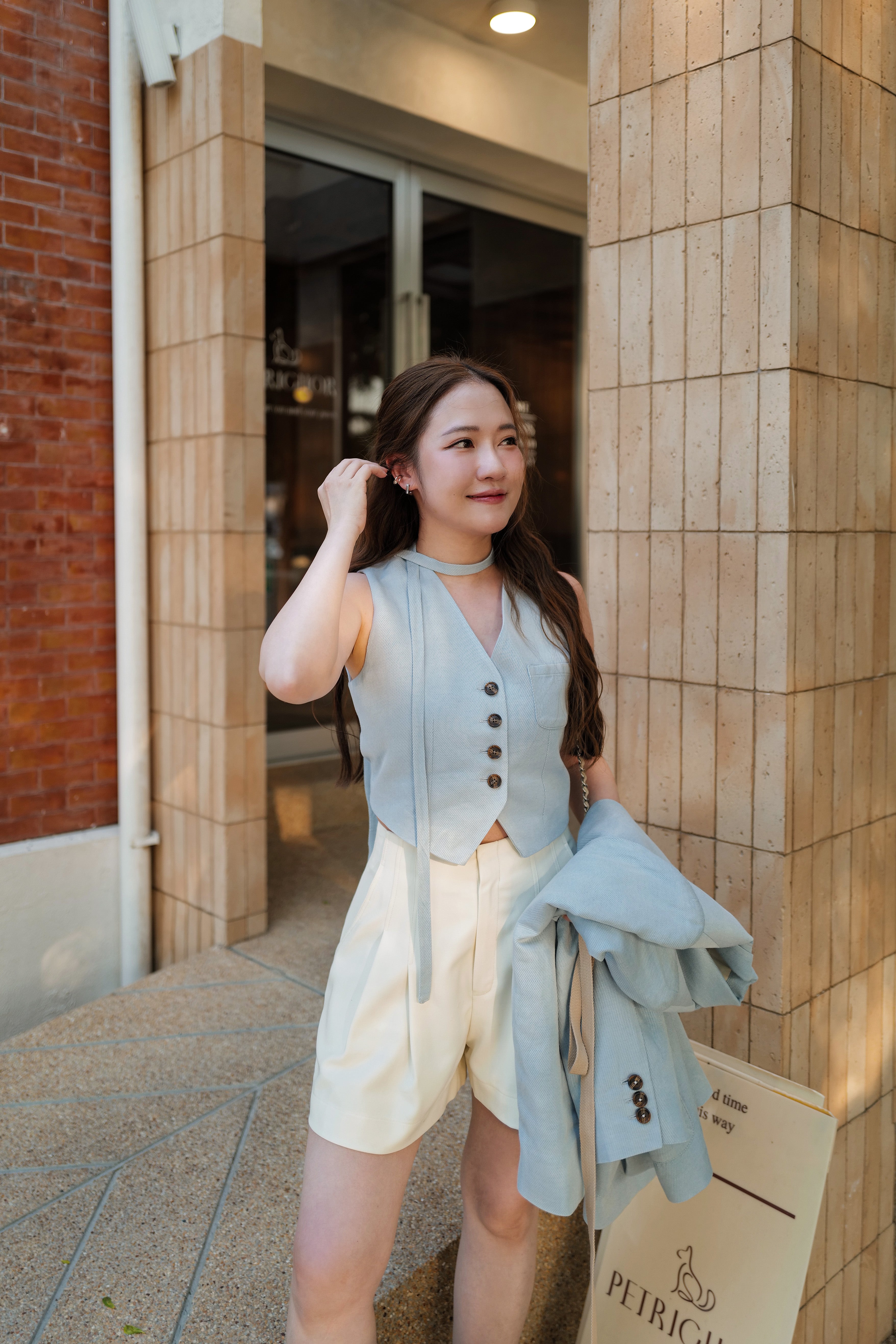 BENNIE LINEN VEST