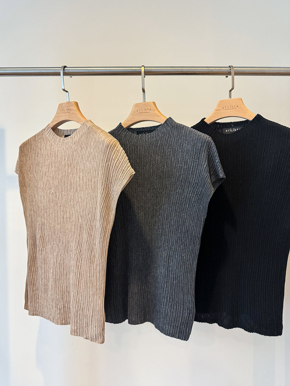 SADIE PLEATED KNIT TOP