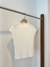 SADIE PLEATED KNIT TOP