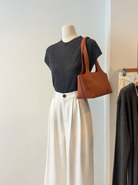 SADIE PLEATED KNIT TOP