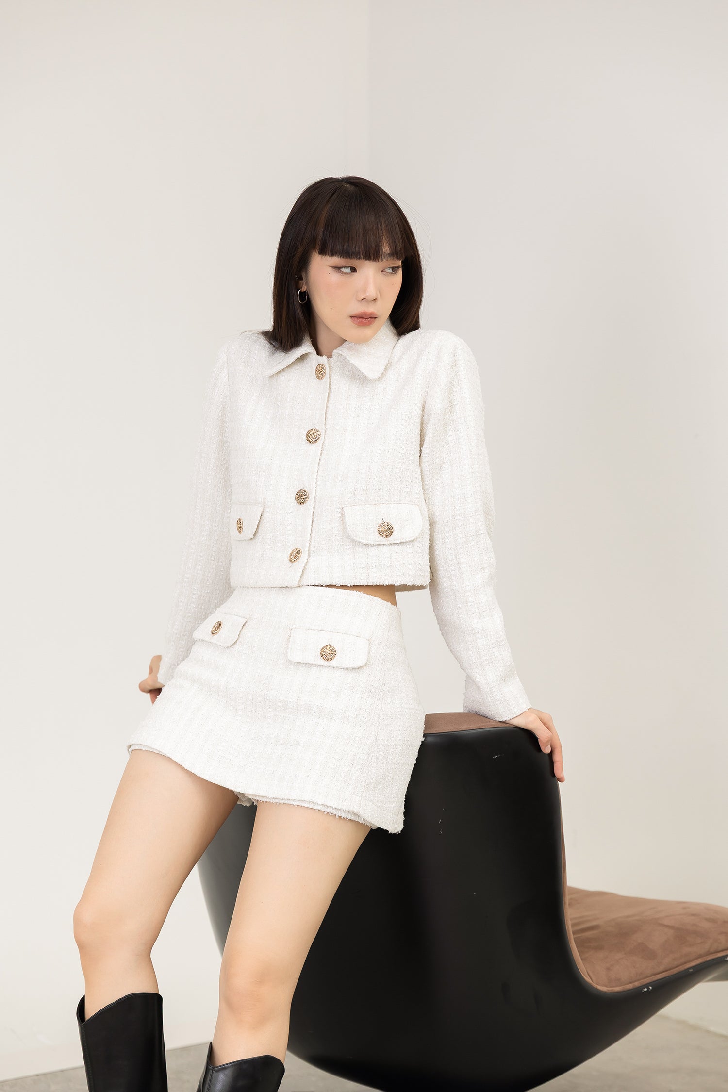 RIN TWEED SKORT