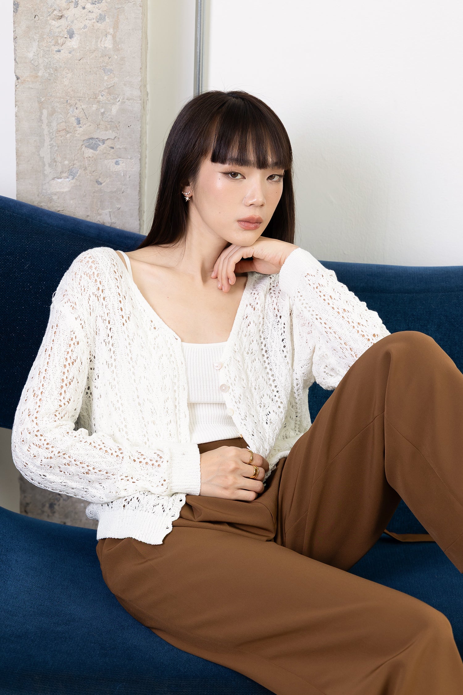 QUINN CROCHET CARDIGAN