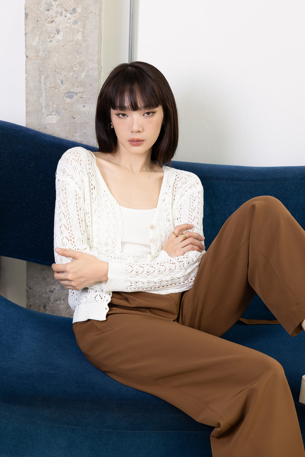 QUINN CROCHET CARDIGAN