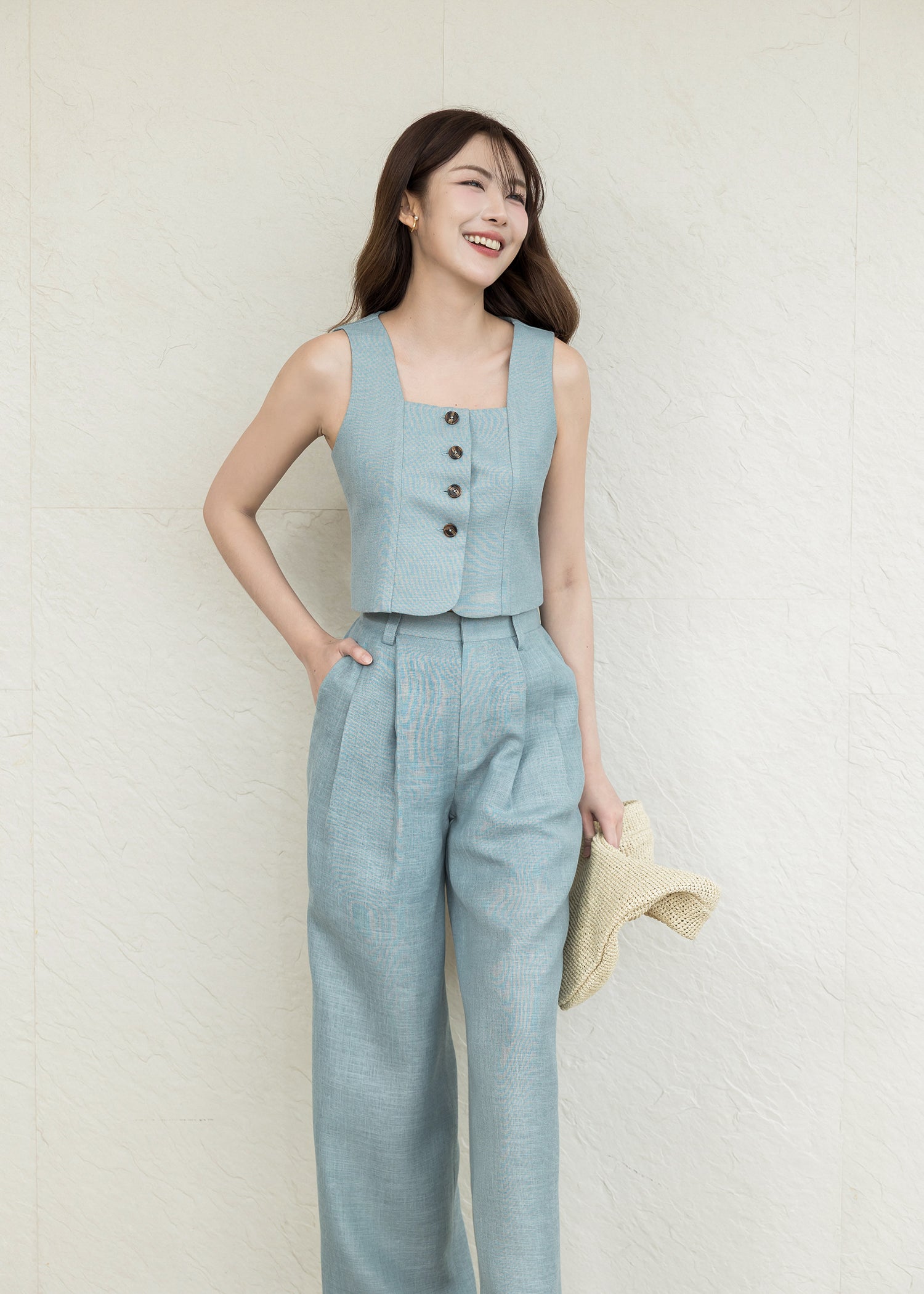 KELLY LINEN TOP
